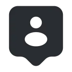 Tag User SVG Icon